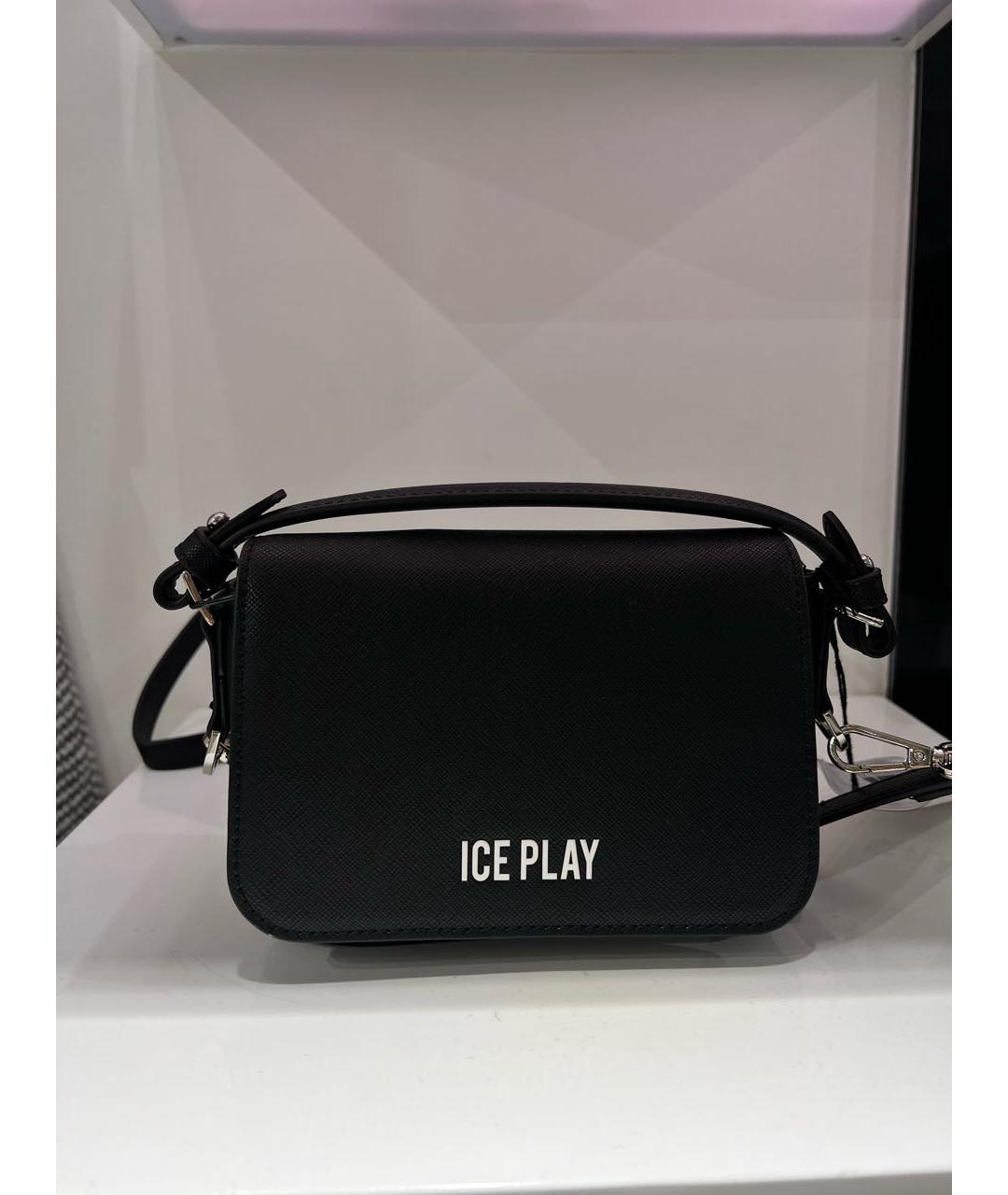 ICE PLAY Черная сумка через плечо, фото 5
