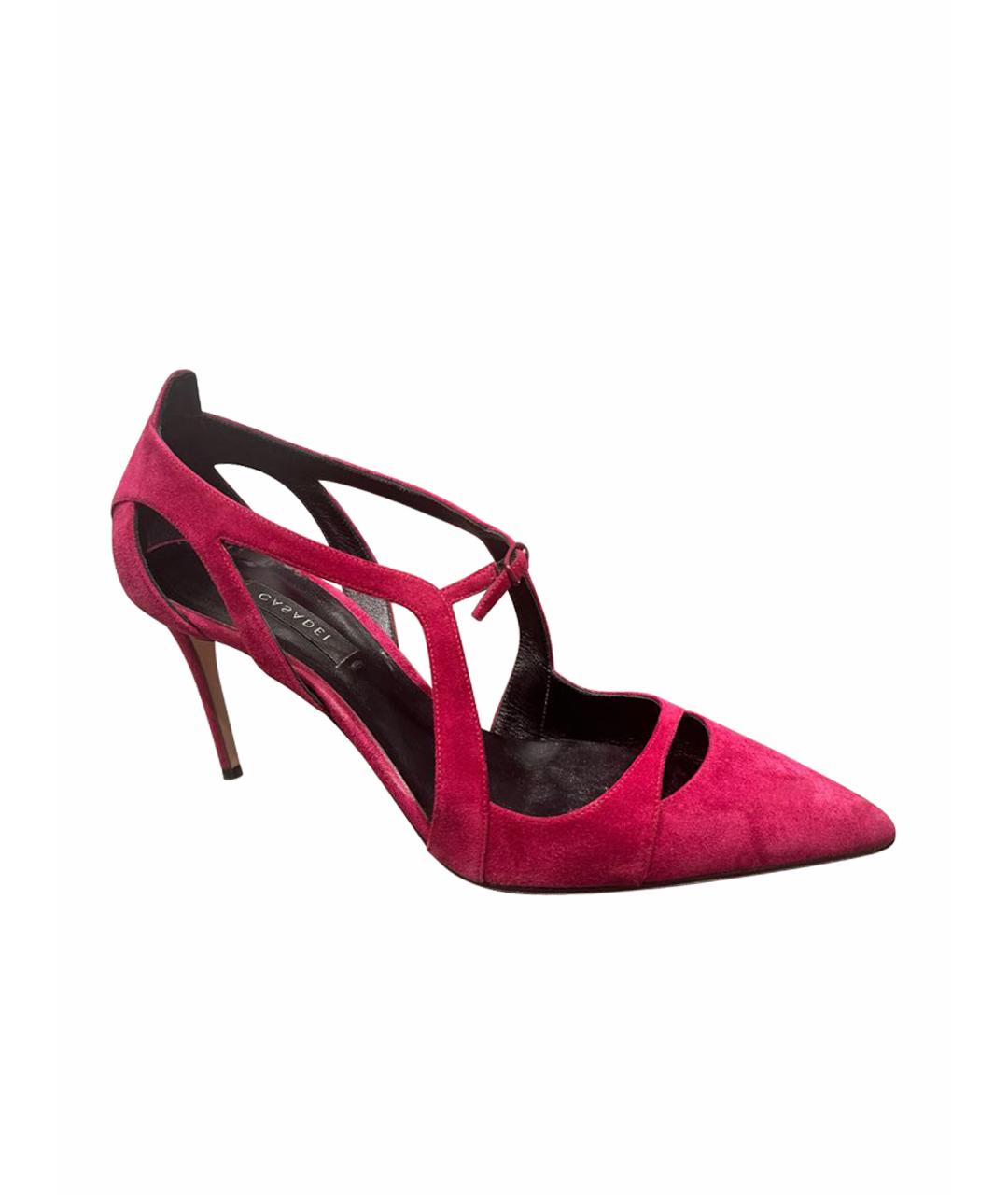 CASADEI Розовые замшевые туфли, фото 1