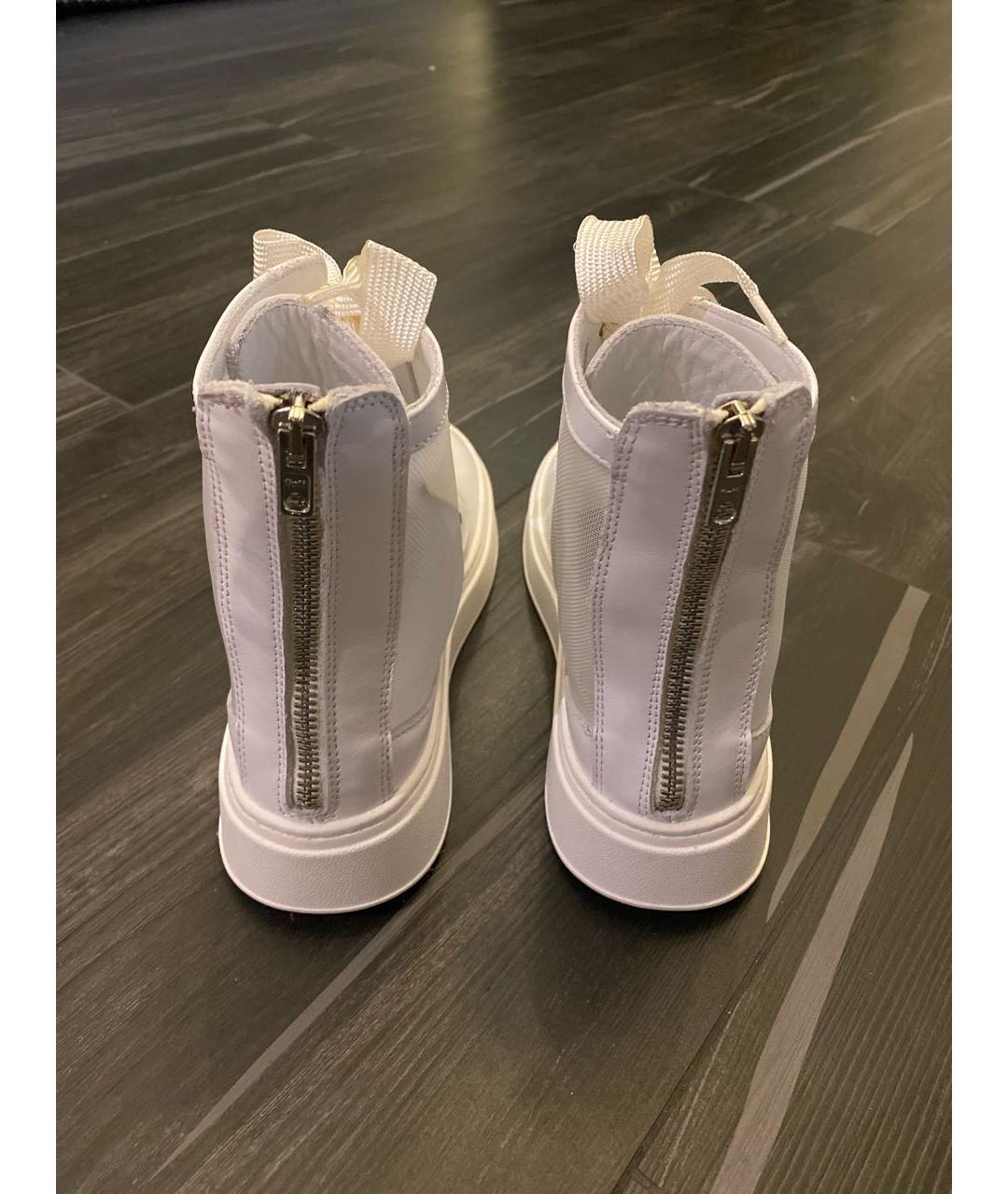 MONNALISA Белые кожаные ботинки, фото 4