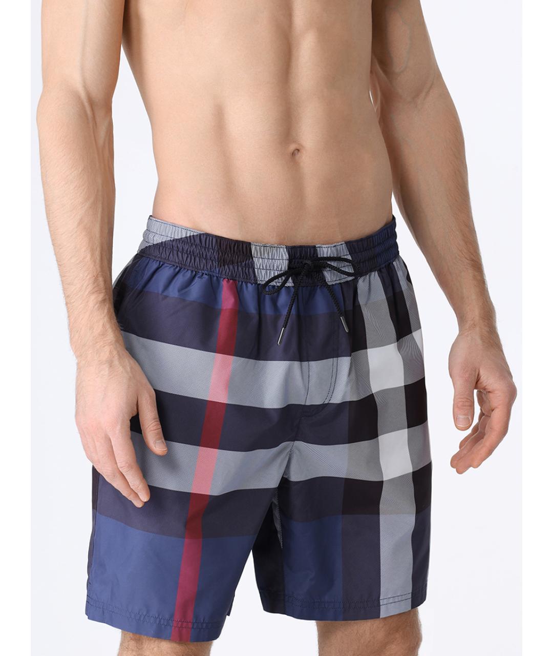 BURBERRY Синие шорты, фото 3