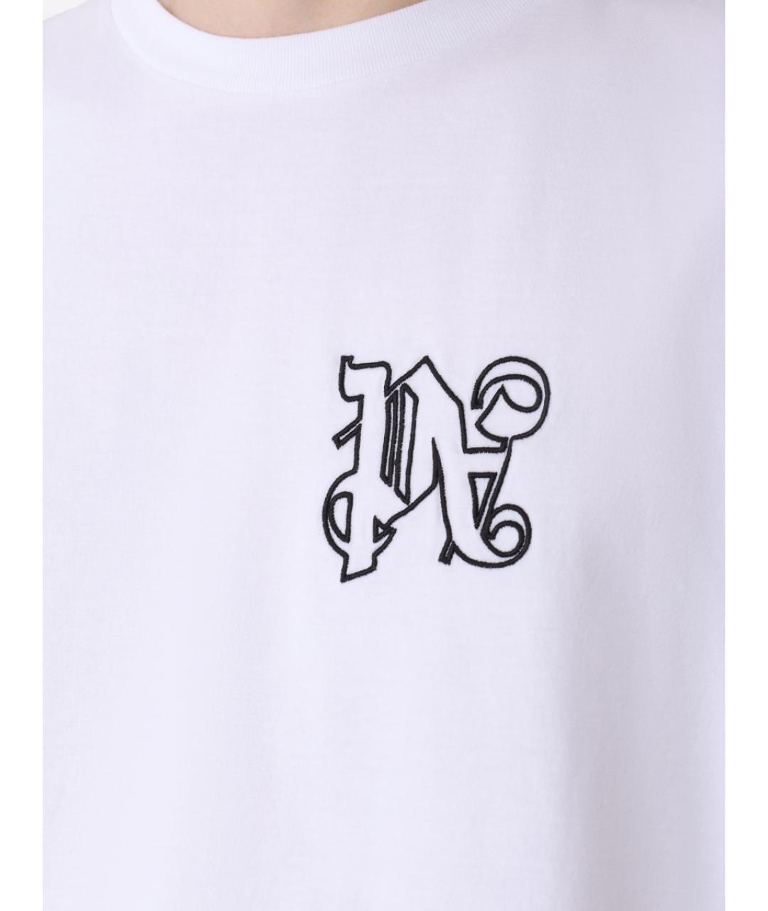 PALM ANGELS Белая футболка, фото 5