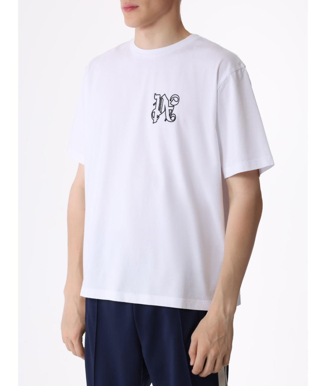 PALM ANGELS Белая футболка, фото 4
