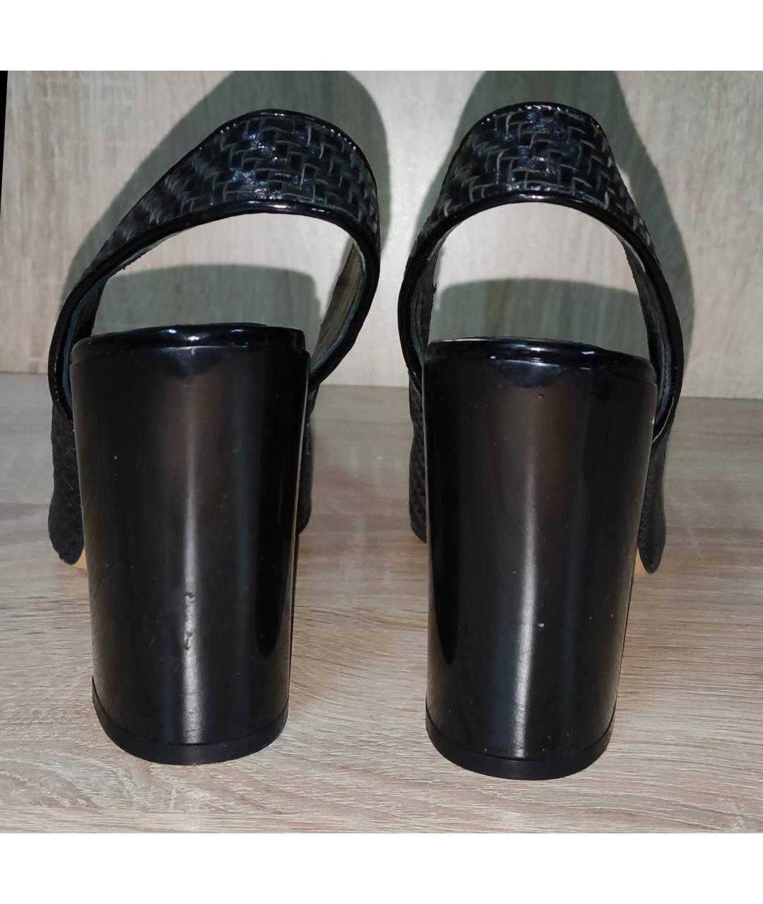 KALLISTE Черные кожаные туфли, фото 4