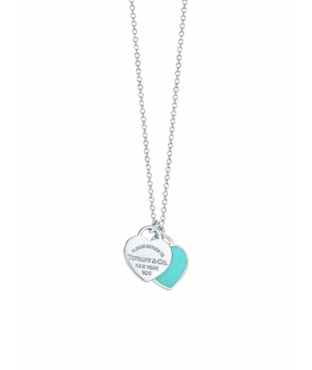 TIFFANY&CO Бирюзовая серебряная подвеска, фото 1
