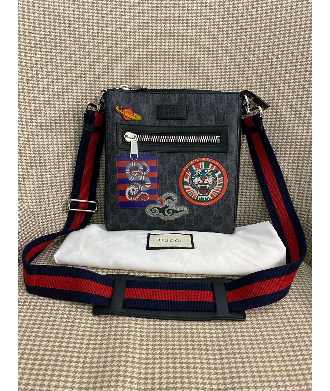 GUCCI Черная сумка на плечо, фото 9