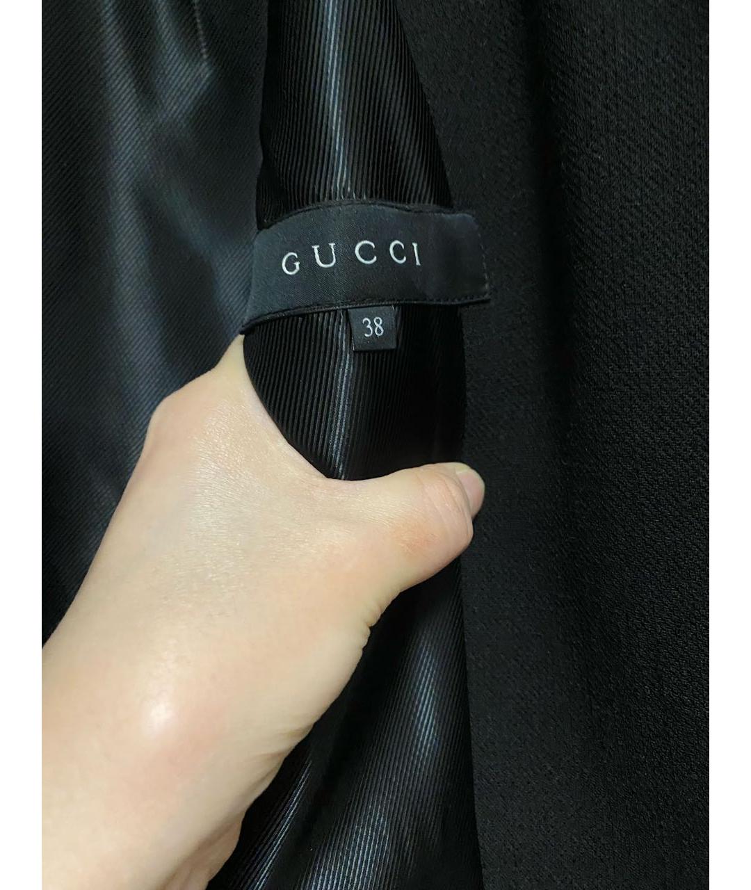 GUCCI Черное пальто, фото 3