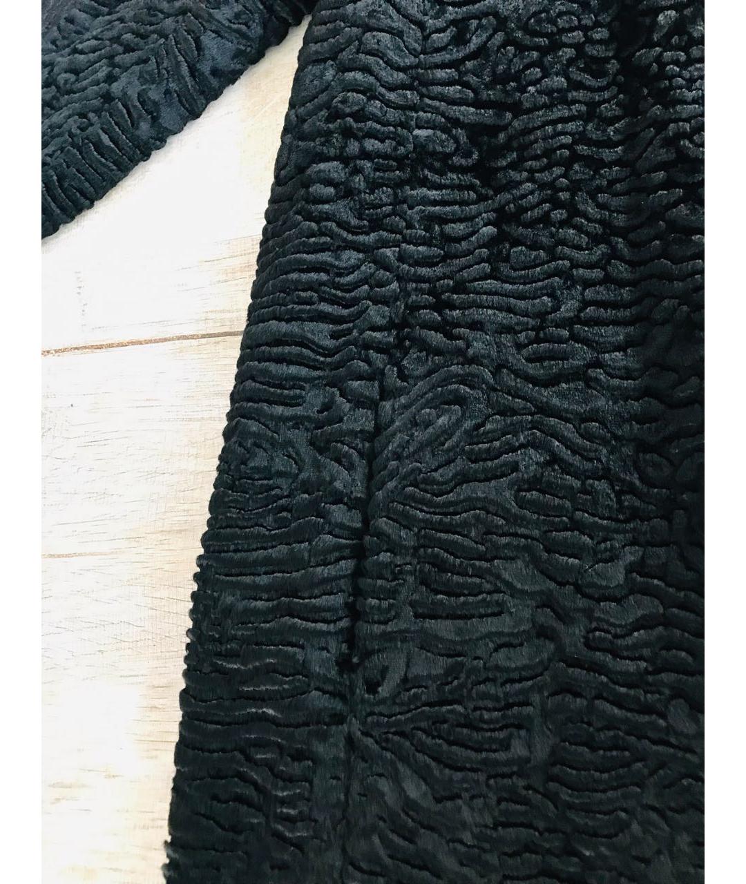 'S MAX MARA Черное синтетическое пальто, фото 5