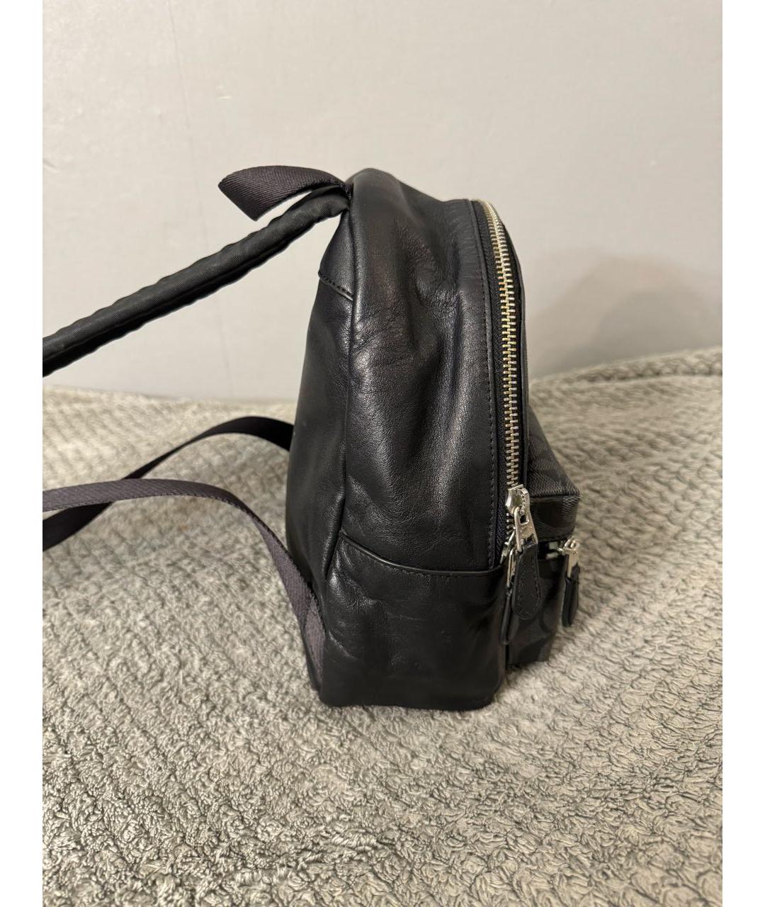 COACH Серый кожаный рюкзак, фото 2