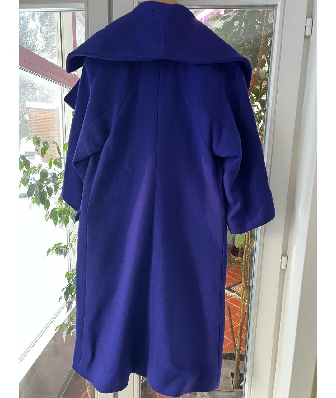 SONIA RYKIEL Фиолетовое шерстяное пальто, фото 2