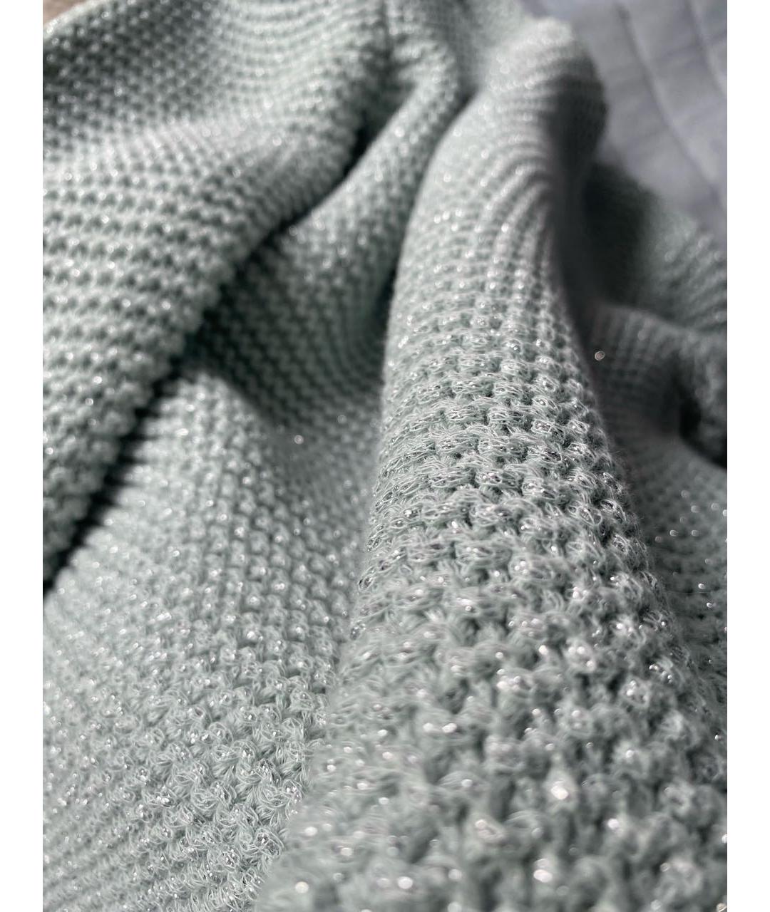 GRAN SASSO Голубой хлопко-эластановый джемпер / свитер, фото 6