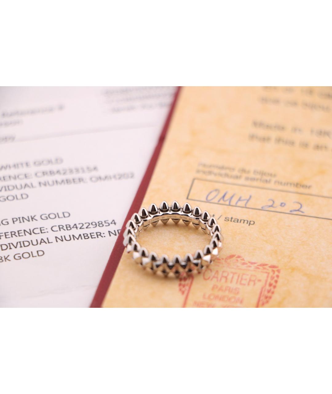 CARTIER Серебряное кольцо из белого золота, фото 4