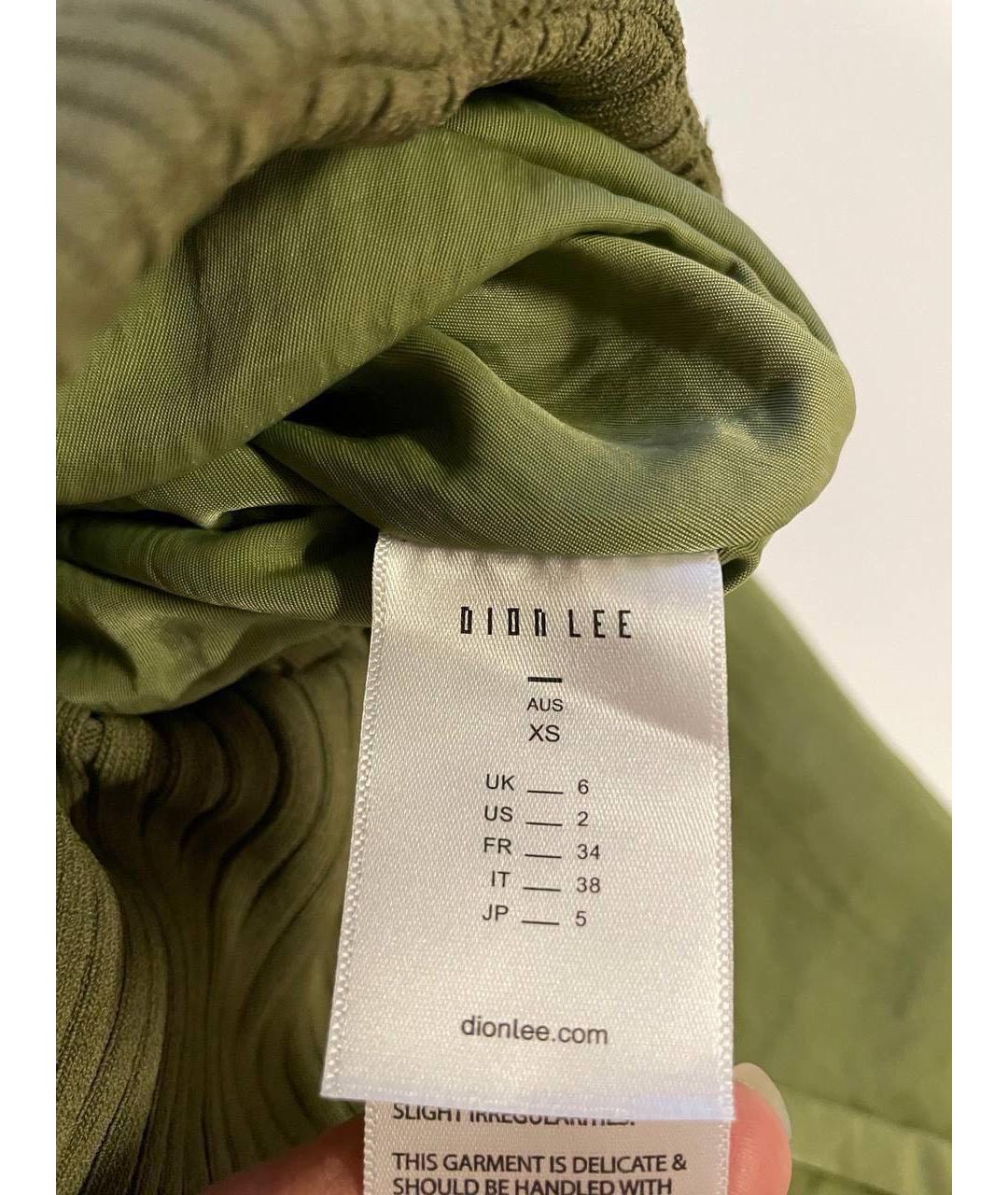 DION LEE Зеленая куртка, фото 6