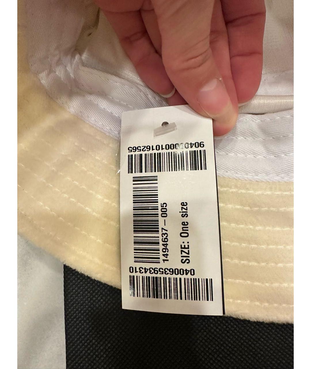 SPORTY AND RICH Бежевая бархатная панама, фото 3