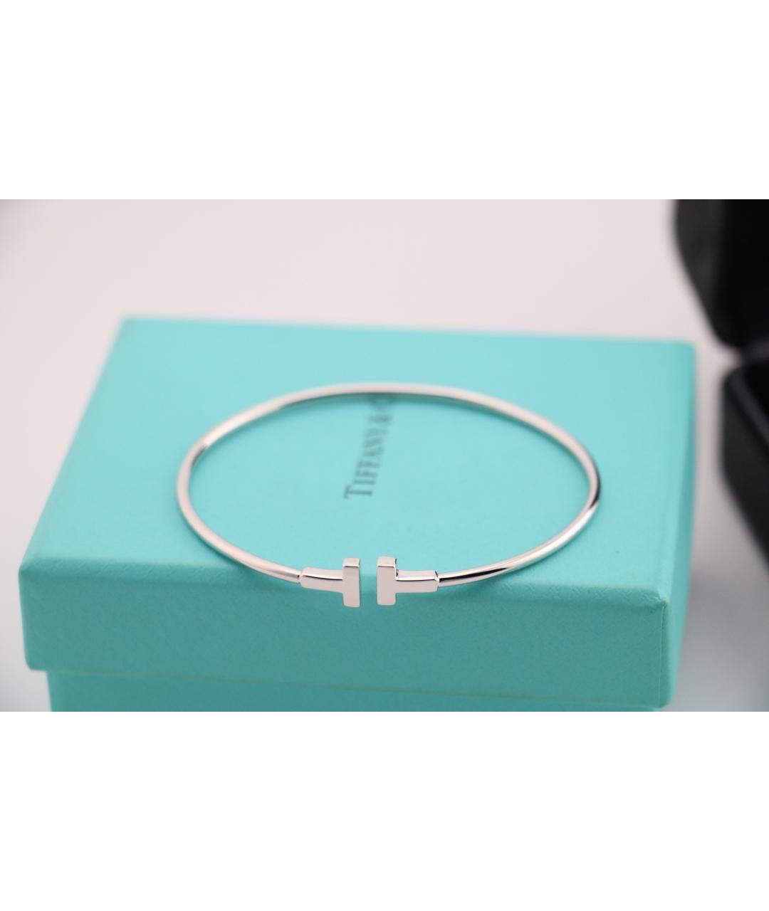 TIFFANY&CO Серебрянный браслет из белого золота, фото 3