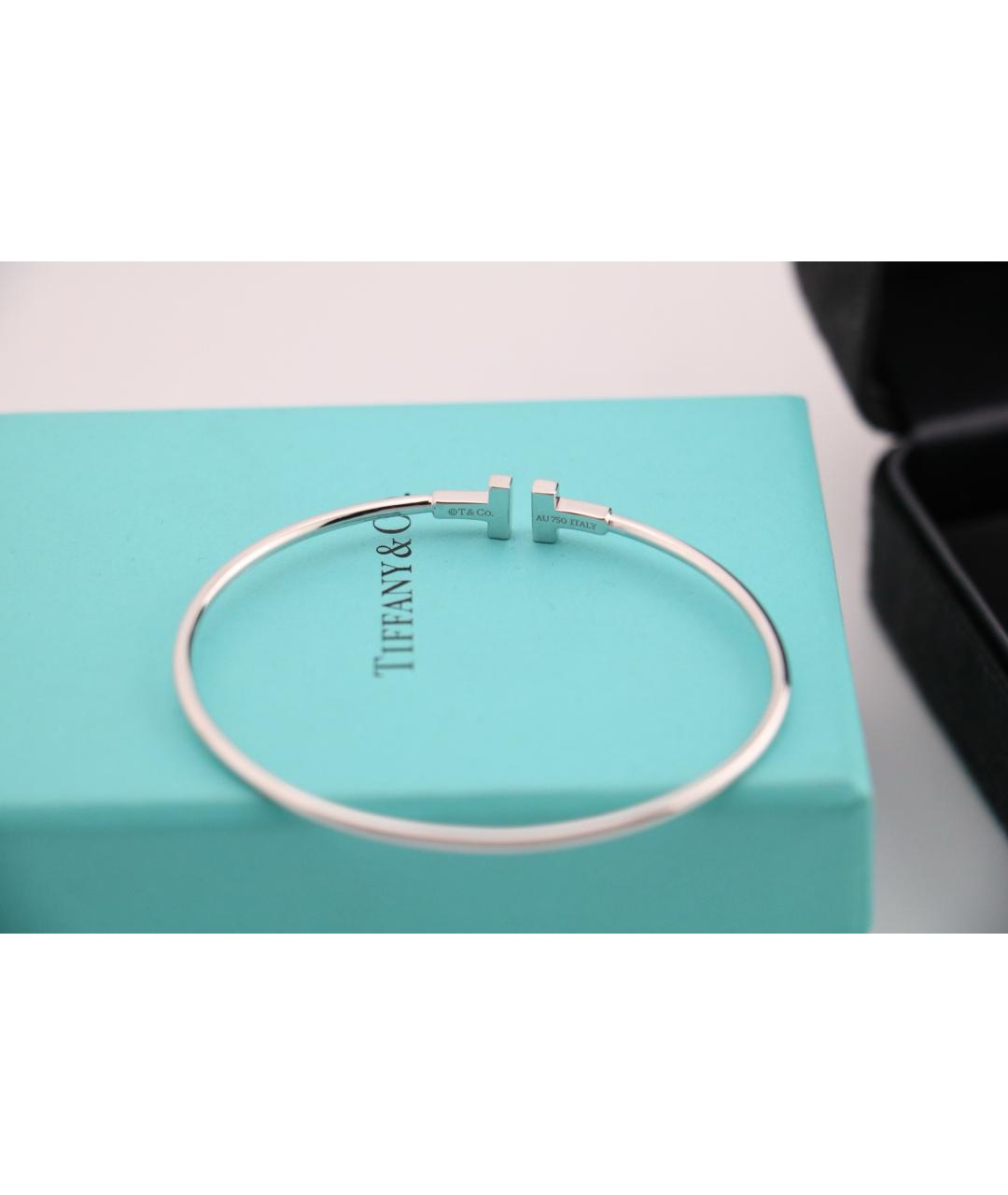 TIFFANY&CO Серебрянный браслет из белого золота, фото 4