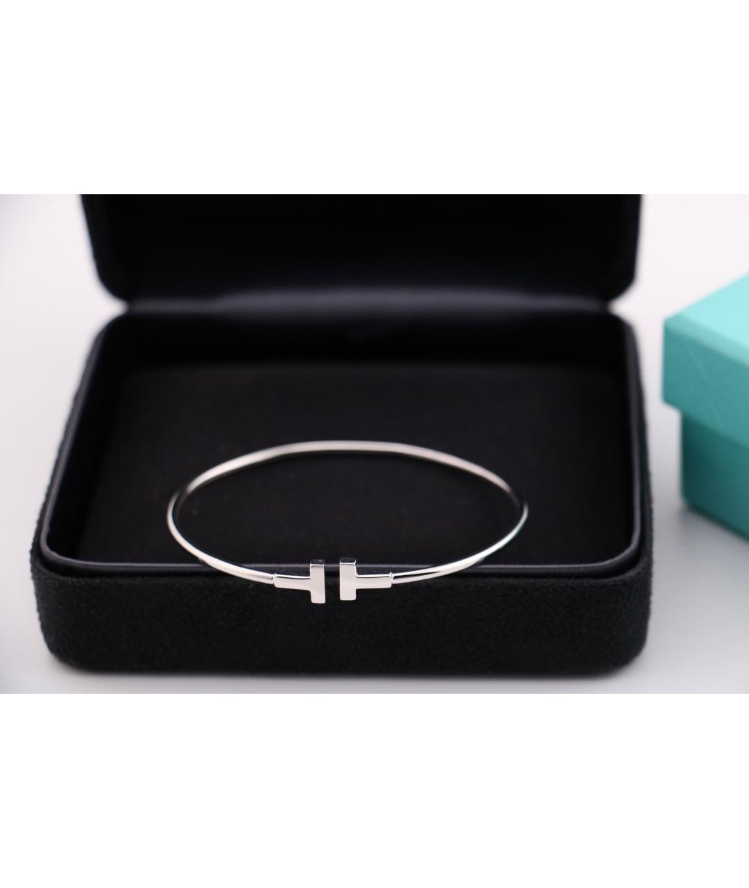 TIFFANY&CO Серебрянный браслет из белого золота, фото 2
