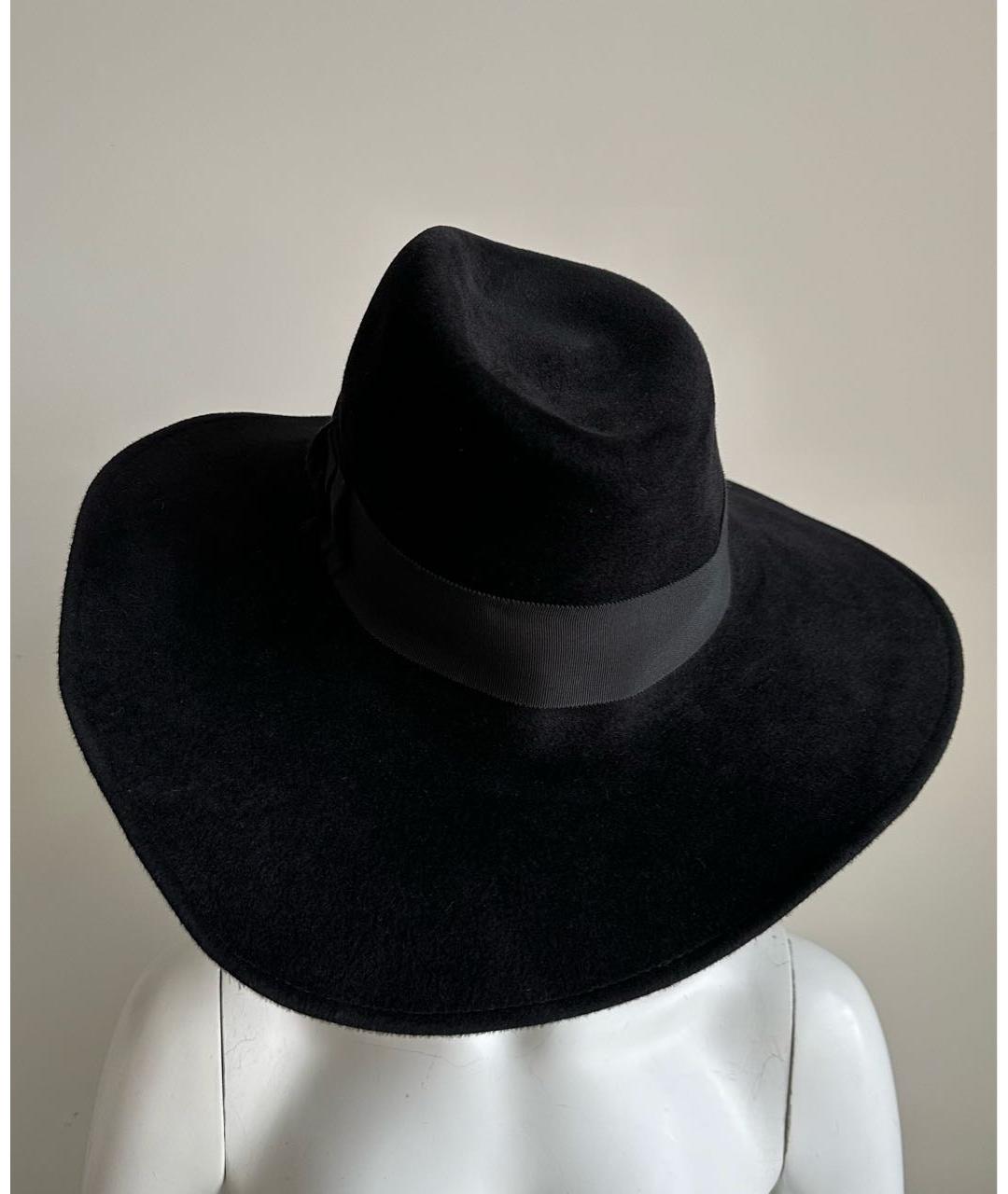 PHILIP TREACY Черная шерстяная шляпа, фото 5