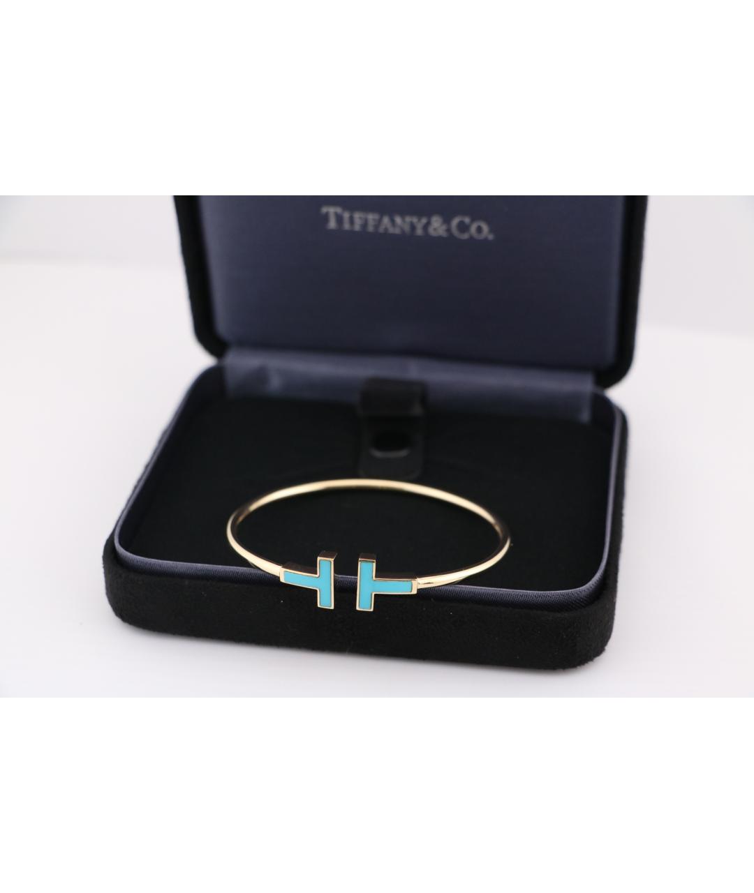 TIFFANY&CO Бирюзовый браслет из желтого золота, фото 2