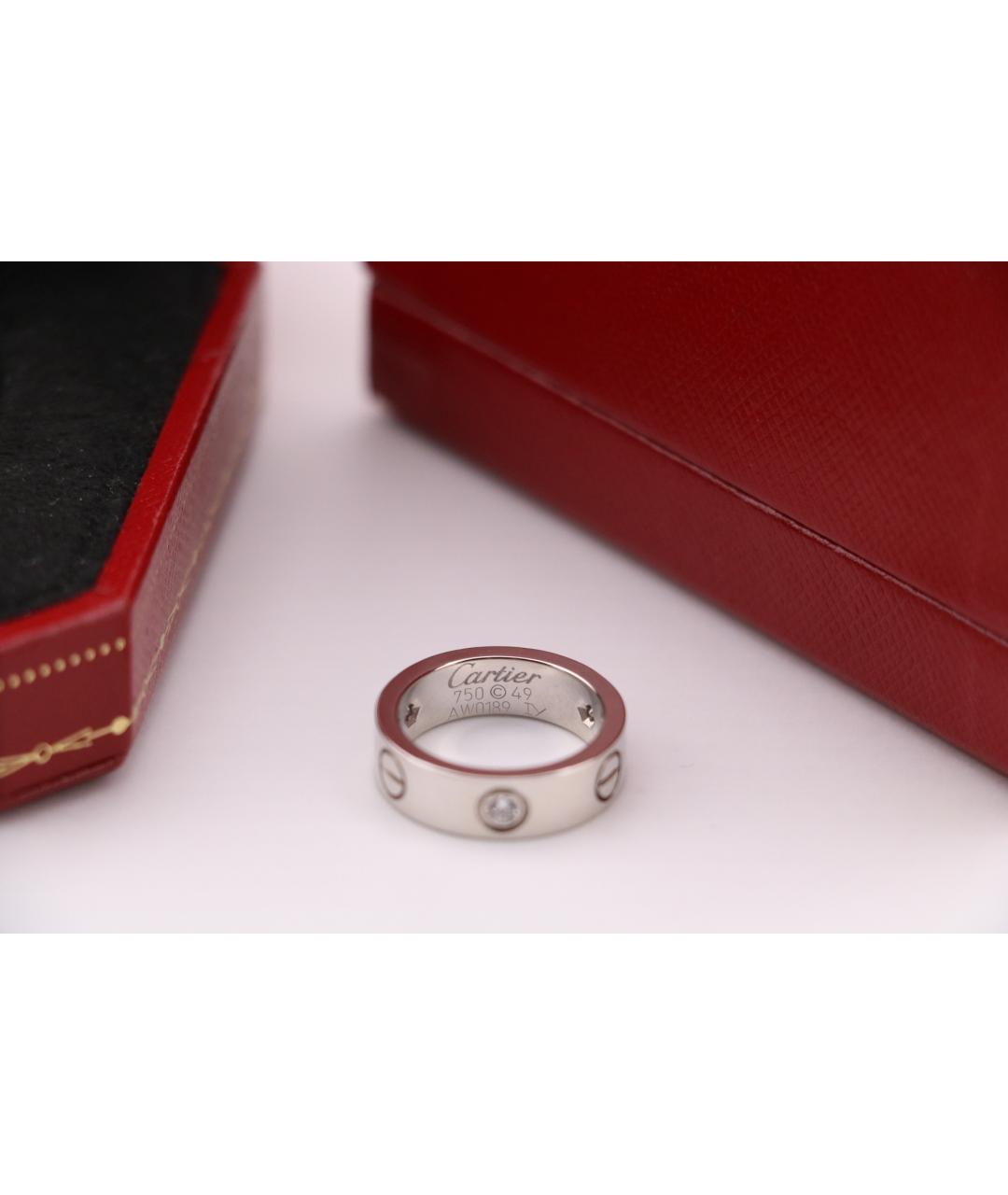 CARTIER Серебряное кольцо из белого золота, фото 5