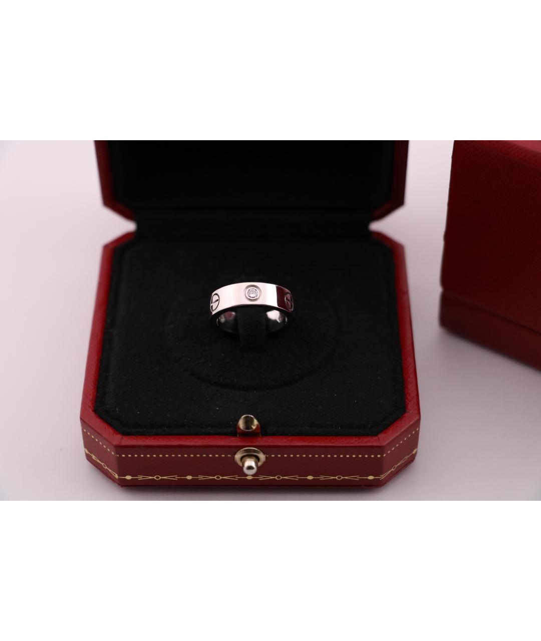 CARTIER Серебряное кольцо из белого золота, фото 4