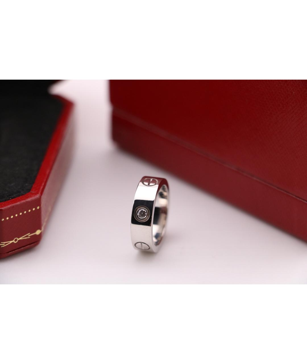CARTIER Серебряное кольцо из белого золота, фото 6