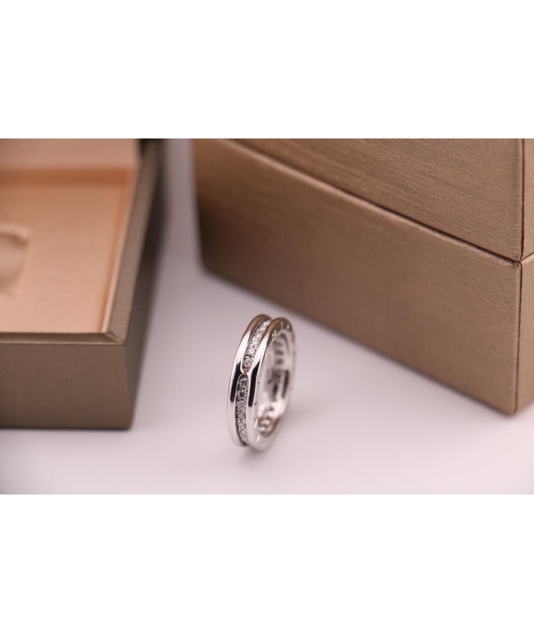 BVLGARI Серебряное кольцо из белого золота, фото 5