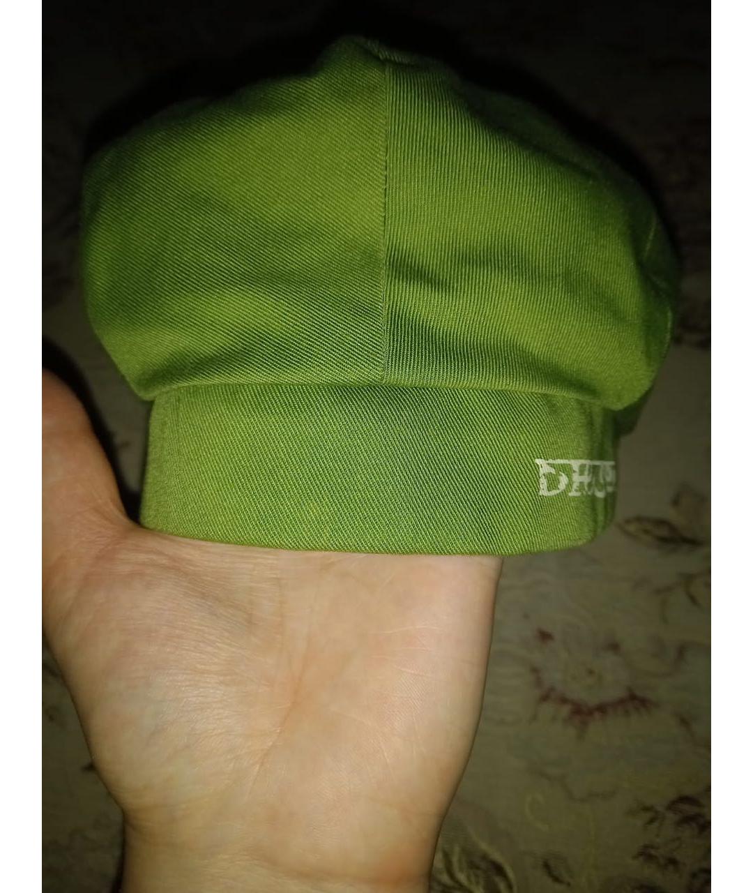 DIESEL Зеленая хлопковая кепка, фото 3