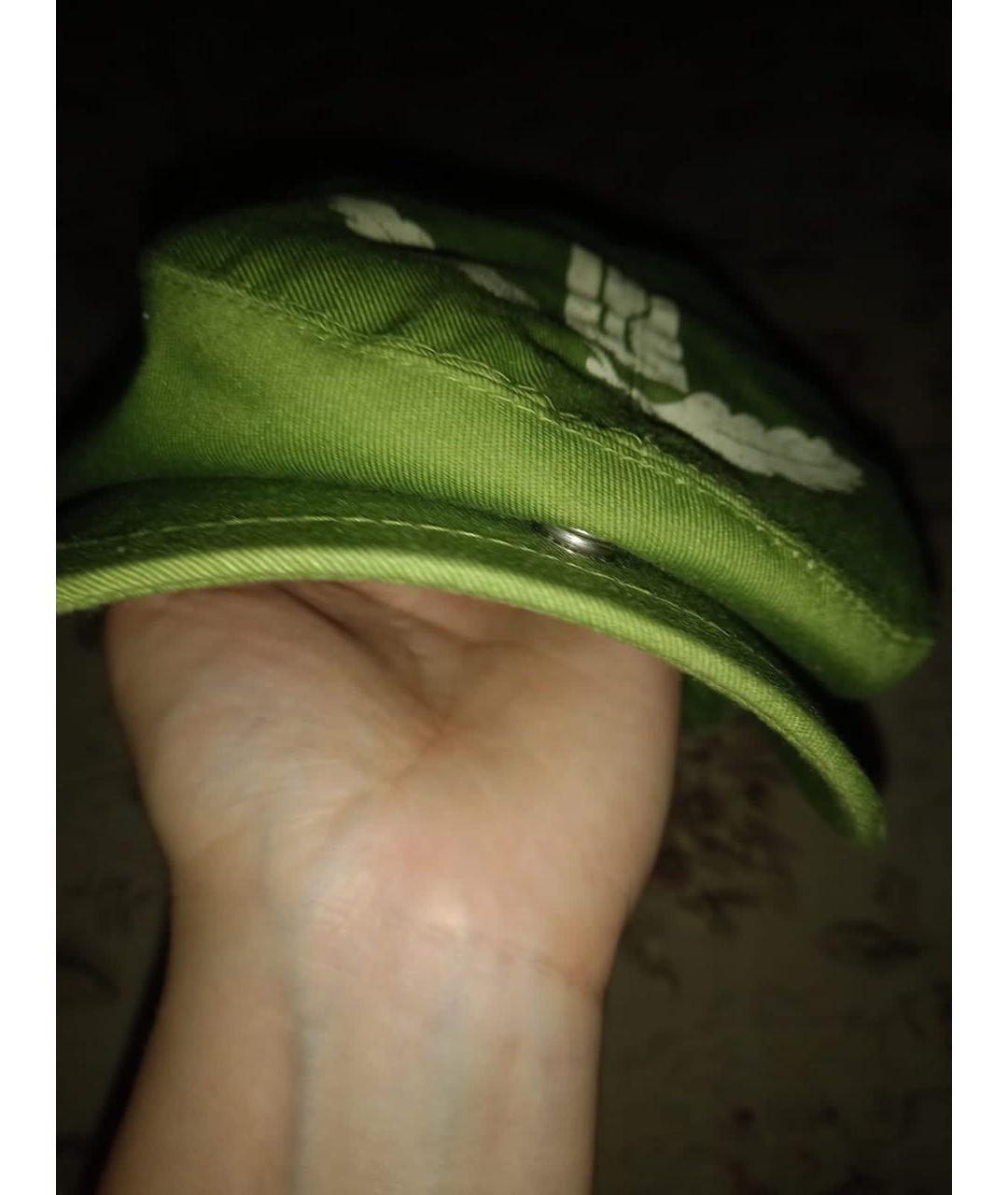 DIESEL Зеленая хлопковая кепка, фото 5