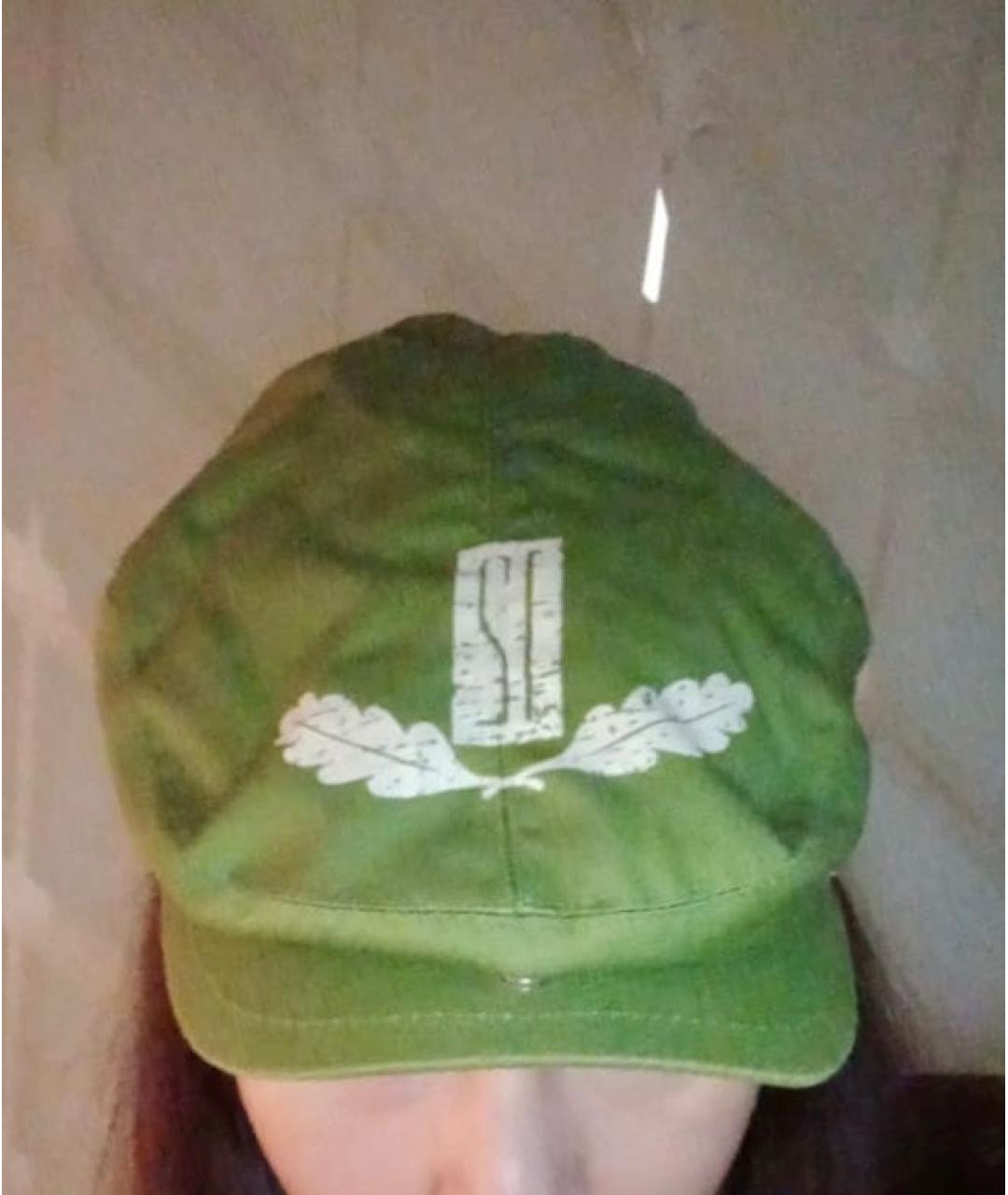 DIESEL Зеленая хлопковая кепка, фото 8