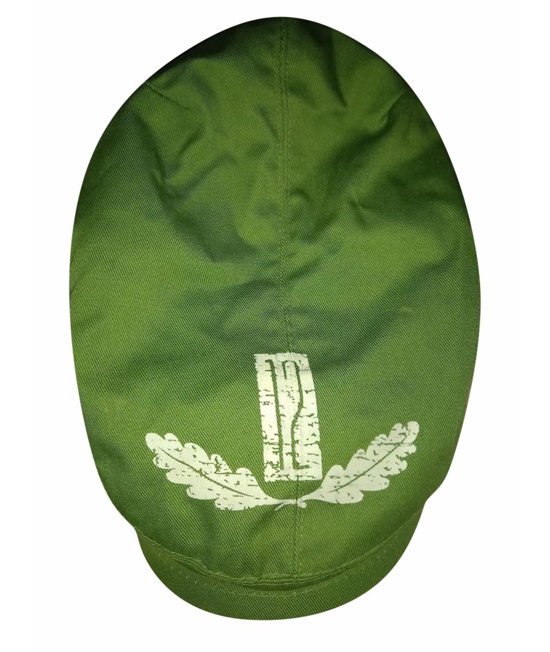 DIESEL Зеленая хлопковая кепка, фото 1
