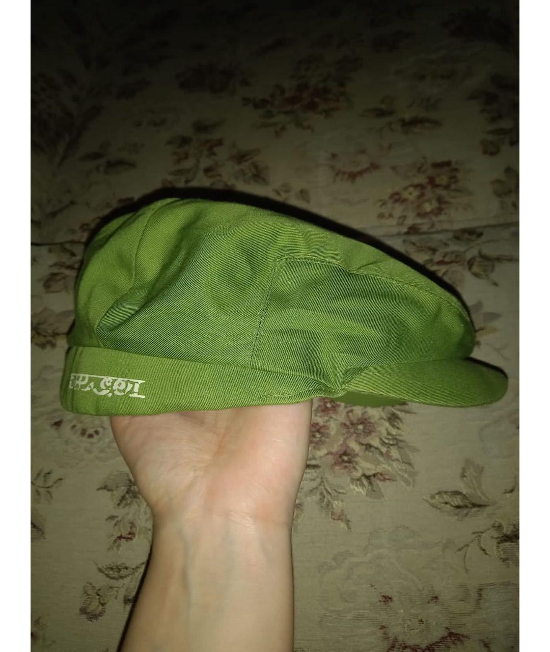 DIESEL Зеленая хлопковая кепка, фото 2