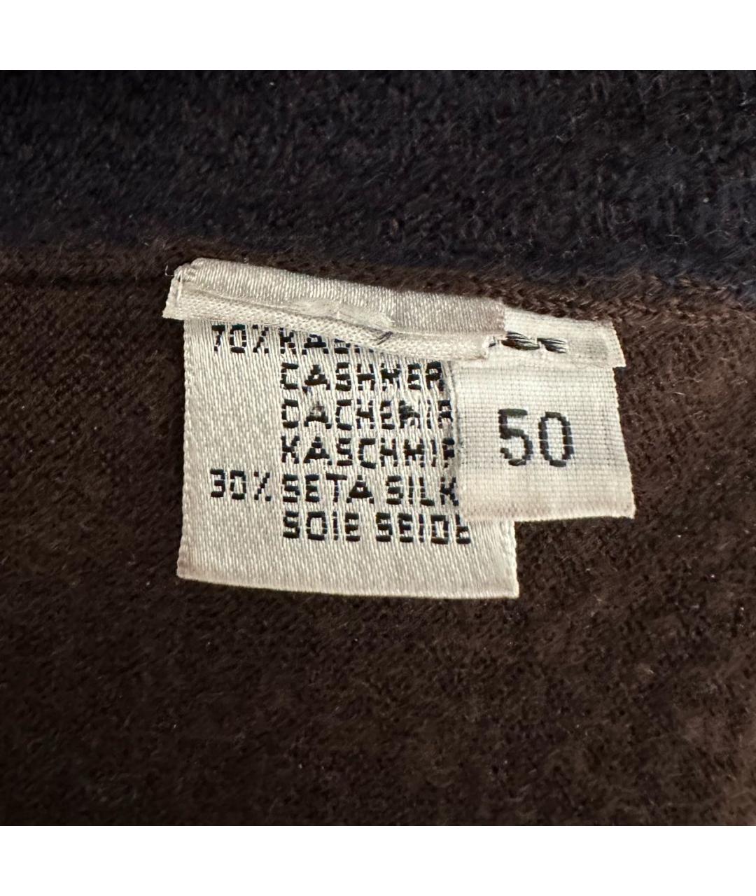 DORIANI CASHMERE Коричневый кашемировый джемпер / свитер, фото 4