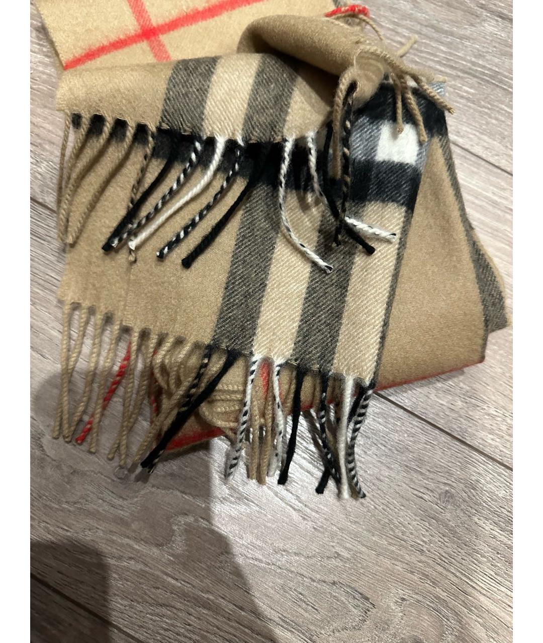 BURBERRY Мульти кашемировый шарф, фото 2