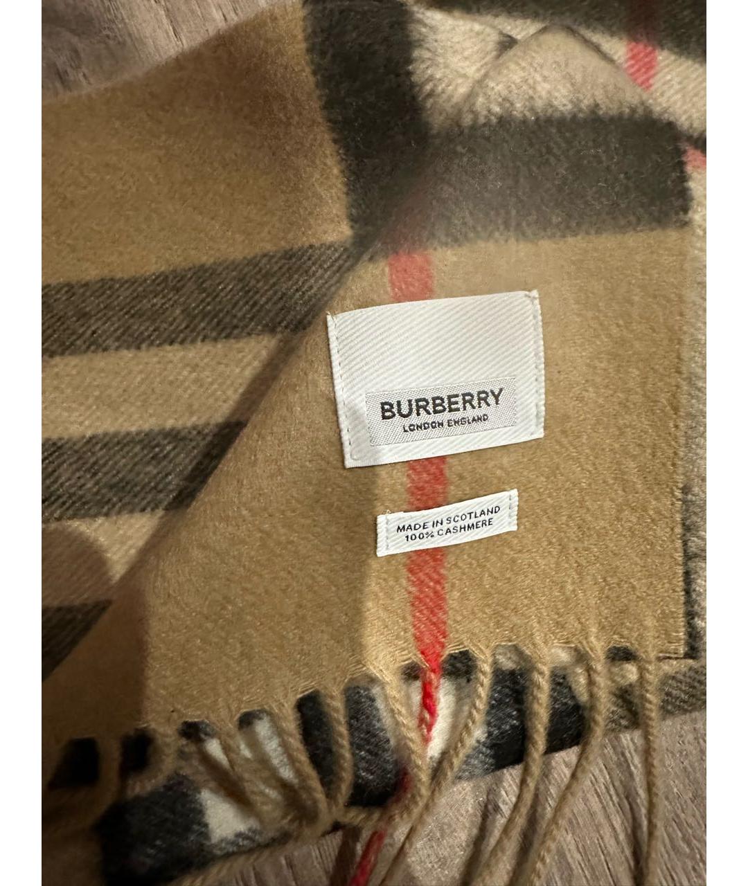 BURBERRY Мульти кашемировый шарф, фото 3