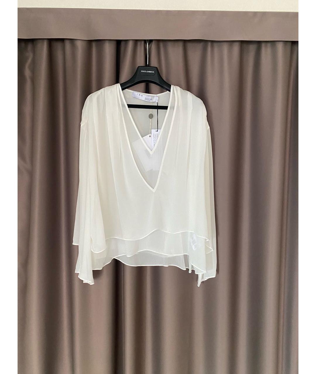 IRO Белая вискозная блузы, фото 3