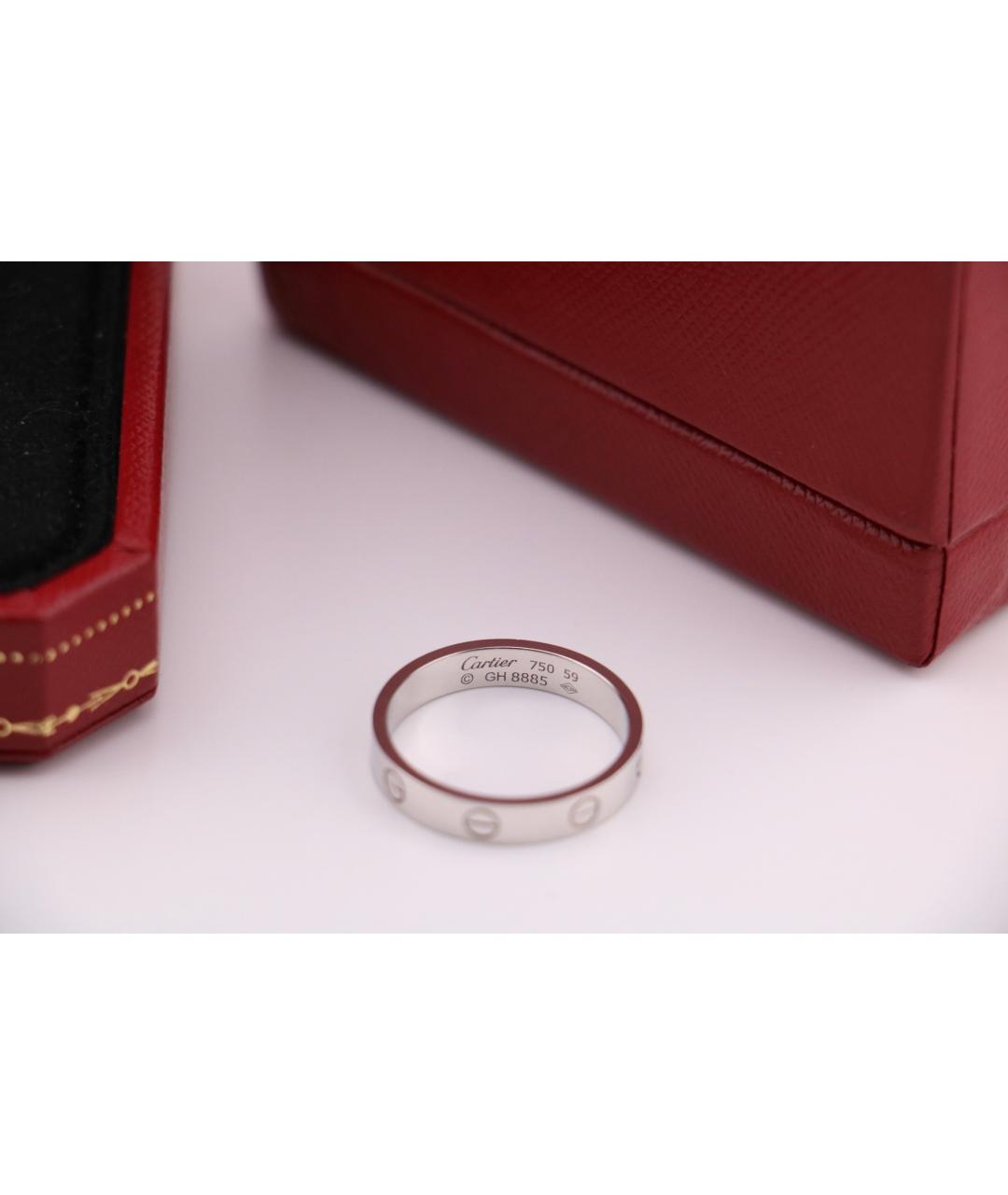 CARTIER Серебряное кольцо из белого золота, фото 4