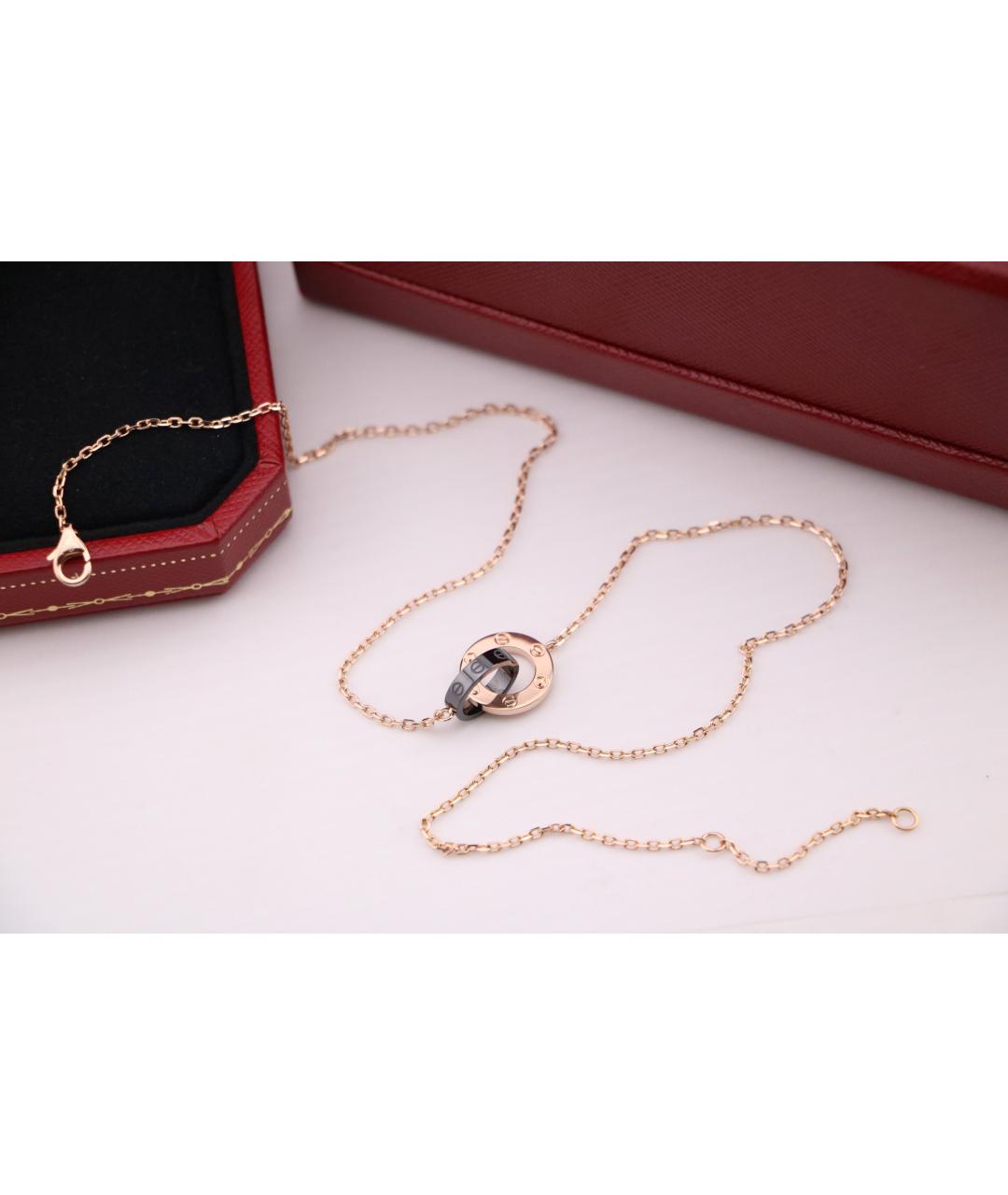 CARTIER Золотое колье из розового золота, фото 3