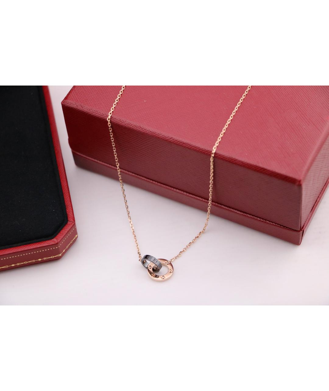CARTIER Золотое колье из розового золота, фото 6