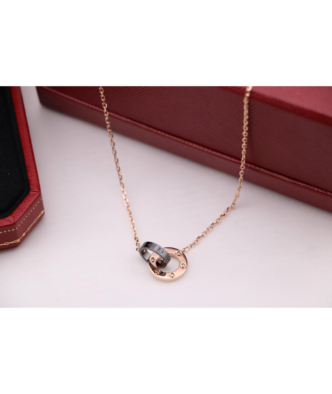 CARTIER Золотое колье из розового золота, фото 2