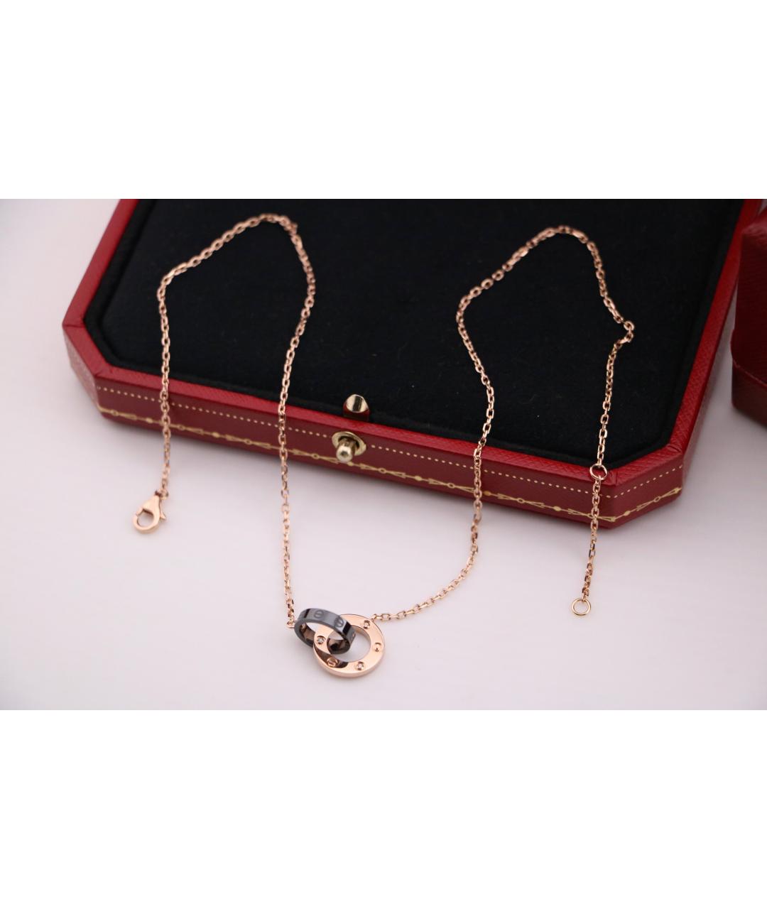 CARTIER Золотое колье из розового золота, фото 4