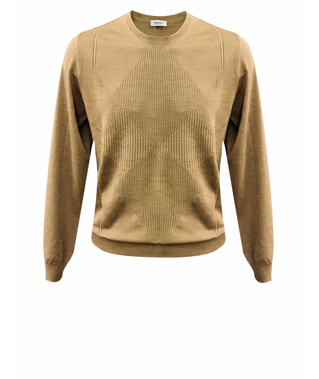 BILANCIONI Коричневый шерстяной джемпер / свитер, фото 1