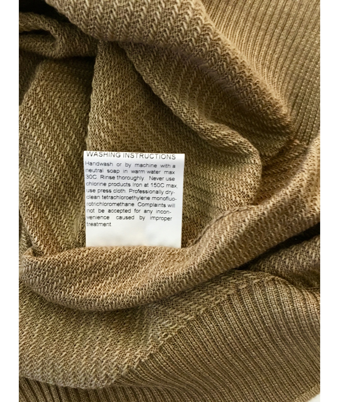 BILANCIONI Коричневый шерстяной джемпер / свитер, фото 7