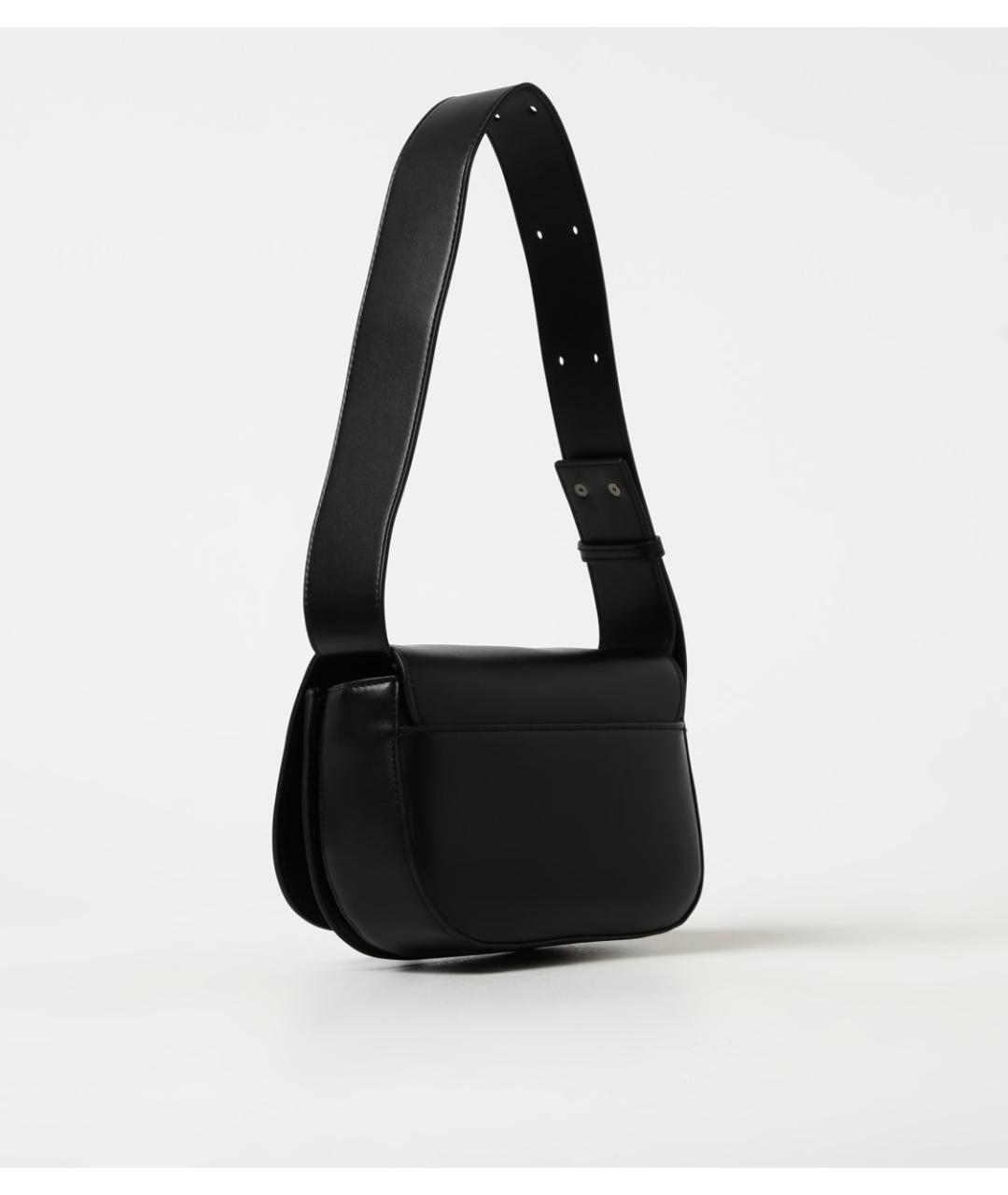 CHIARA FERRAGNI Черная сумка через плечо из искусственной кожи, фото 2