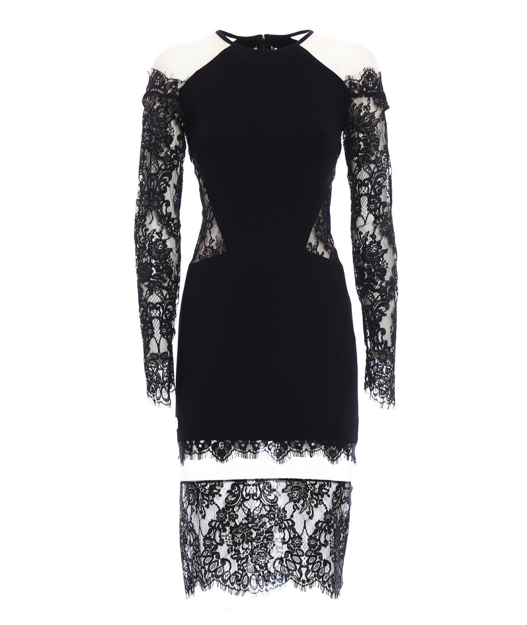 PHILIPP PLEIN Черное коктейльное платье, фото 1