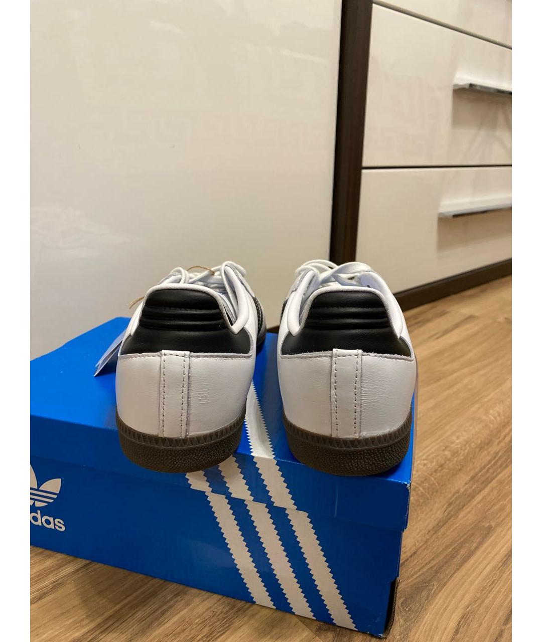 ADIDAS Белые замшевые кеды, фото 4