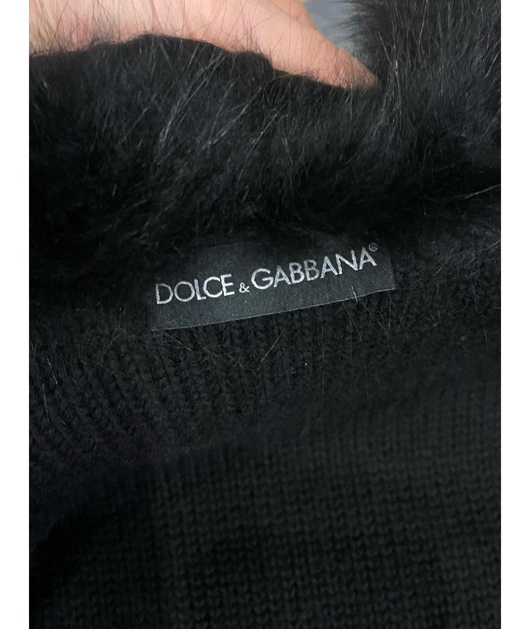 DOLCE&GABBANA Черная шуба, фото 3