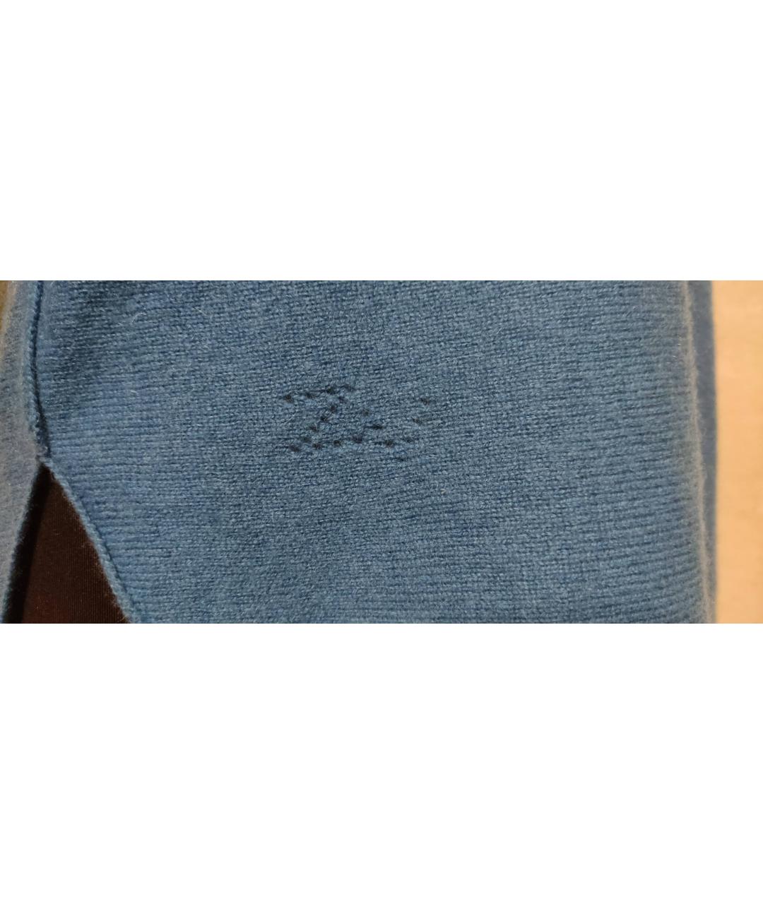 ZADIG & VOLTAIRE Темно-синий кашемировый джемпер / свитер, фото 6