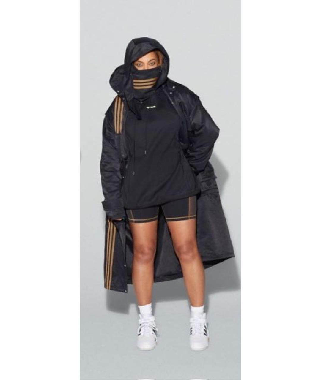 ADIDAS Черное хлопковое пальто, фото 4