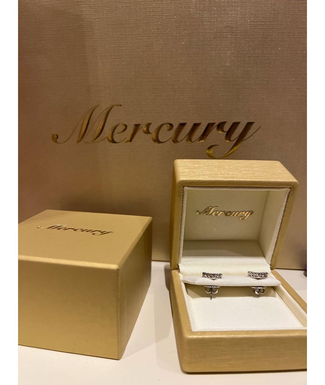 MERCURY Белые серьги из белого золота, фото 7