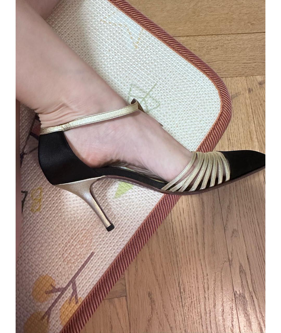 CHANEL Золотые туфли, фото 8